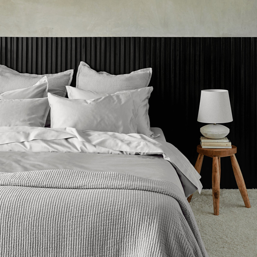 Textured Cotton Coverlet