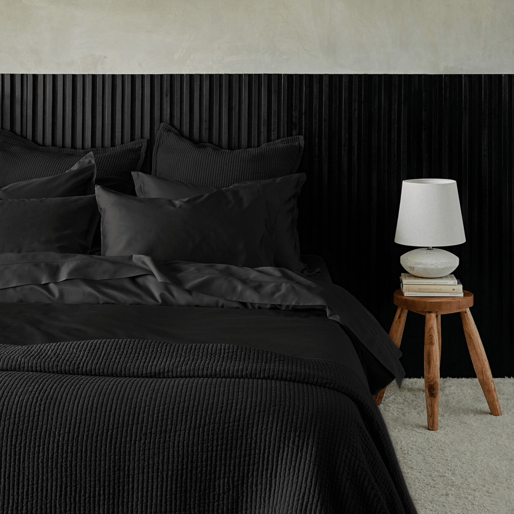 Textured Cotton Coverlet