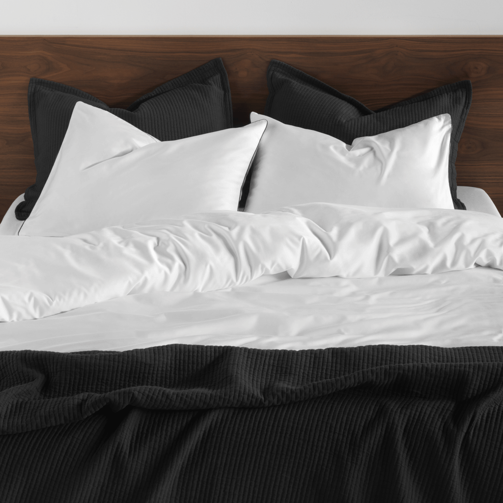 Textured Cotton Coverlet