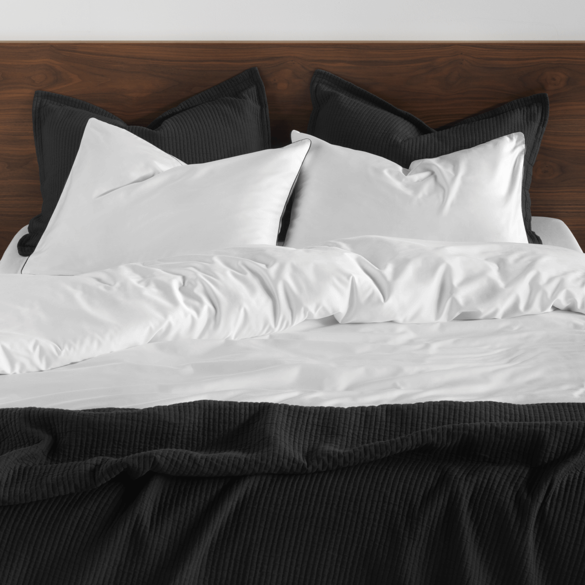 Textured Cotton Coverlet