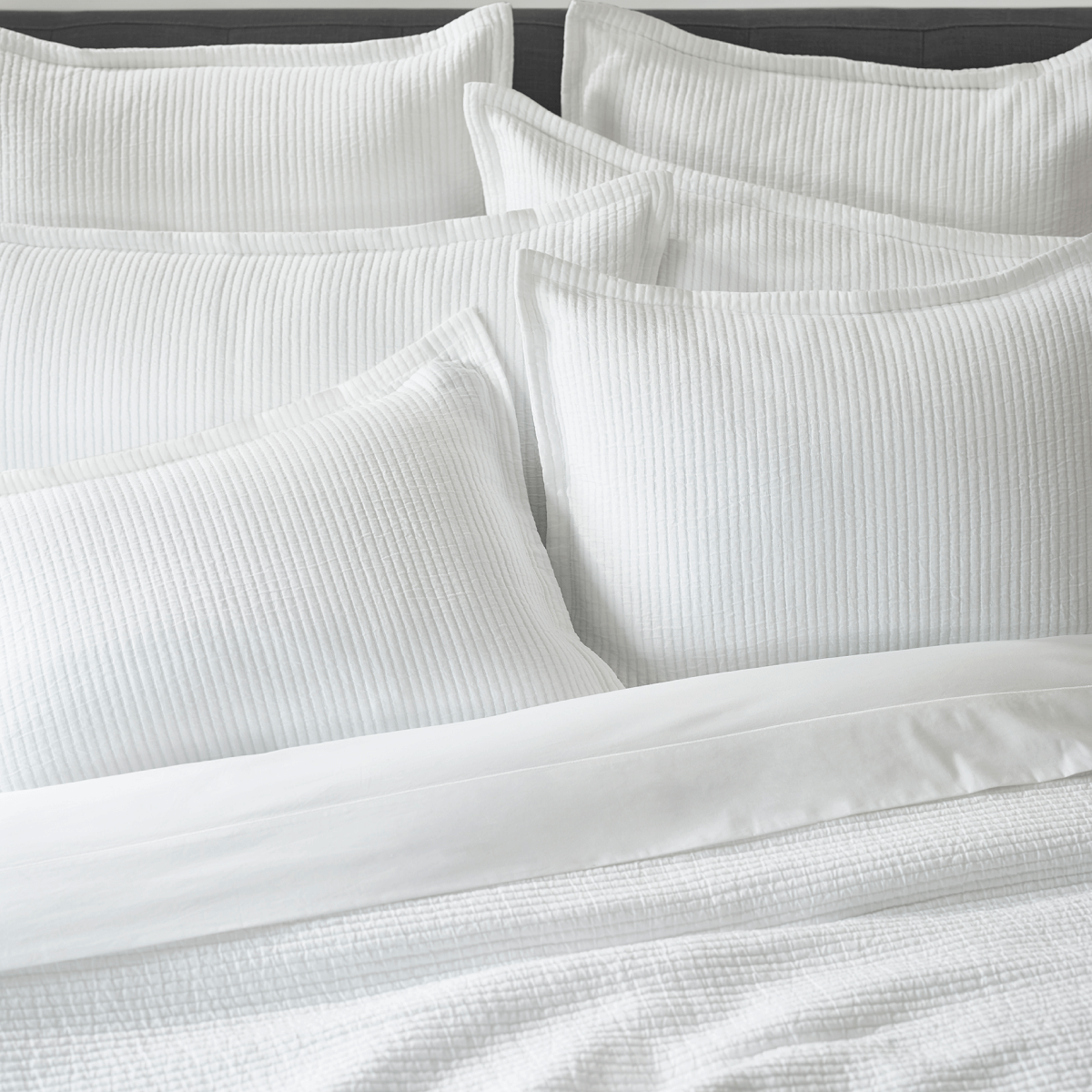 Textured Cotton Coverlet